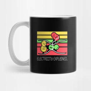 electricity explained funny Mug